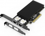 10G Dual RJ45 Port PCI-E Network Card with X540 Controller, Gigaplus X540-T2 10Gb Ethernet Adapter with 2*10Gbe NIC, Support Windows/Linux/ESX Servers