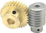 1MOD Stange 20 10 mm Kupferschneckengetriebe Stahlschnecke D20 Untersetzungsverh&auml;ltnis 20 25 30 40 50 60 Zahn&uuml;bertragungsschneckengetrieberitzel(Worm gear 50t 8mm)