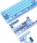 MAMBASNAKE 120 klahvi PBT pudingi klaviatuuri komplekt, ASA profiil, PBT v&auml;rvi sublimatsioon, ANSI US paigutus TKL 61 68 87 98 104 108 mehaanilisele klaviatuurile, &uuml;hildub Cherry MX Gateron Otemu Kailh l&uuml;litiga