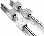 IVEKYKIBC Professionelle SBR12 12-mm-Linearschiene, L&auml;nge 400 mm &ndash; 1150 mm, Linearf&uuml;hrung mit 2 St&uuml;ck SBR12UU-Linearlager, CNC for Routerteil(Sbr20uu,1500mm)
