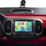 Hodozzy Carplay autoraadio Fiat 500L 2013-2019 koos GPS/WiFi, Fiat autoraadio 7-tolline 2 DIN Bluetooth Android Car/32 EQ/FM/RDS/SWC/USB + tagurduskaamera + tagurduskaamera