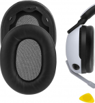 Geekria QuicFit asendusk&otilde;rvaklapid Sony INZONE H7 (WH-G700), INZONE H9 (WH-G900N) k&otilde;rvaklappide remonditarvikud (must)