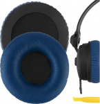 Geekria QuickFit asendusk&otilde;rvaklapid, mis &uuml;hilduvad Sennheiser HD25/25SP/25Lite/25Plus/25Limited 75th Anniversary Edition k&otilde;rvaklappidega, k&otilde;rvaklapid koos videojuhendiga (sinine)