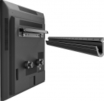 Standless TV Wall Mount, No Drilling Wall Mount TV Tiltable for 12-55 Inch Flat & Curved TVs, Universal TV Bracket kuni 45 kg, Max. VESA 400 x 400 mm, lihtne paigaldus
