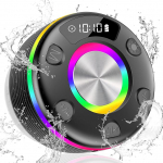 OYIB Bluetooth du&scaron;ik&otilde;lar, kaasaskantav Bluetooth-k&otilde;lar 360&deg; HD heli, RGB tuled, IPX7 veekindel juhtmevaba k&otilde;lar koos iminapaga ja mikrofoniga, du&scaron;iradio peole/v&auml;ljakule/reisile