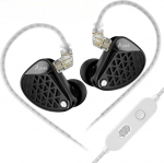 KZ AM16 In-Ear Monitor k&otilde;rvaklapid 16 BA draiveriga, HiFi IEM selge stereoheliga k&otilde;igil sagedustel, m&auml;nguk&otilde;rvaklapid eemaldatava h&otilde;betatud OFC-kaabliga muusikutele