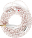 KBEAR FanMusic 2 Pin IEM kaabel, 6N OFC h&otilde;betatud k&otilde;rvaklappide pikenduskaabel, k&otilde;rvamonitorikaabel audiofiilidele, 3,5 mm kullatud pistik (h&otilde;bedane roosa, 2 Pin, 3,5 mm)