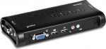 TRENDnet TK-409K 4-portiline USB KVM l&uuml;lituskomplekt koos heliga (sisaldab 4x KVM-kaablit ja 4 x helikaablit)