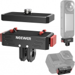 NEEWER Quick Change Mount &uuml;hildub Insta360 X5 X4 X3 AcePro AcePro2, magnetiline Snap On adapter 1/4 tolli kruvikeermega auguga, 2 Pin Mount &uuml;hildub GoPro Action Cam tarvikutega