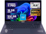 GMR - 15,6-tolline Full HD s&uuml;learvuti - Intel N95-16GB DDR4 RAM - 512GB SSD - Windows 11 Pro kodu-, kontori- ja &otilde;ppev&auml;ljaannete jaoks - QWERTY klaviatuur