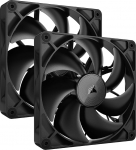 CORSAIR iCUE LINK RX140 140 mm PWM ventilaator koos iCUE LINK s&uuml;steemi keskusega - magnetkuppel laager - topeltpakett - must