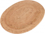 STAHAD W&auml;rmeisolierende Tischsets aus Nat&uuml;rlichem Rattan mit Hitzebest&auml;ndigem Schutz f&uuml;r Esstisch und Dekorative Leichte Platzmatten in Braun