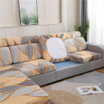 Diivanist istmepadja kate, Stretch diivanikate, asendamine elastne mittelibisev diivanipadi kate, istmepadja kate, kaitsev kate L kuju/4/3/2/1 istekoha / Chaize Longue diivanile, D Chaise'ile