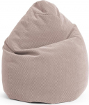 SITTING POINT ainult MAGMA BeanBag COMODO XL Bean Bag pluusiga 100% pol&uuml;estrist - 70 x 110 cm, pestav kott, &Ouml;ko-Tex Standardi sertifitseeritud, roosa