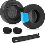 Corsair Virtuoso RGB Wireless SE XT Gaming Headsetiga &uuml;hilduvad k&otilde;rvapadjad koos jahutusgeeliga, Ice Silk k&otilde;rvapadjad, suure tihedusega m&auml;luvaht.