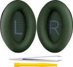Asendatavad k&otilde;rvapadjad Bose QuietComfort 45(QC45)/Quiet Comfort(QC SE)/Uue QuietComfort Wireless Over-Ear k&otilde;rvaklappidele, k&otilde;rvapadjad pehmema naha ja paksema m&auml;luvahuga (roheline)