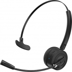 ShinePick Bluetooth peakomplekt mikrofoniga, BT 6.0 tehnoloogia, m&uuml;rasummutus, traadita peakomplekt kontorisse, kaugt&ouml;&ouml;le ja k&otilde;nekeskusesse - &uuml;likerge ja &uuml;limugav