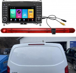 7-tolline HD puuteekraaniga Carplay / Android GPS navigatsiooniga autoraadio navigatsioon + auto piduritulede kaamera Mercedes Benz V-klassile W447 V200 V220 V250 V260 109 111 114 116 119 / Tourer W447 109 110 111 114