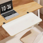 Ergonomische Schreibtisch-Verl&auml;ngerungsablage, 90&deg; verstellbar, zusammenklappbar, Tastaturablage, nicht perforierend, wasserdicht, platzsparend, B&uuml;roaufbewahrungsl&ouml;sung
