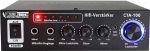 ChiliTec CTA-100 HiFi-v&otilde;imendi 100 W, liinisisene, 12 V ja 230 V, arvutisse matkaautosse, t&ouml;&ouml;kotta, kodukino, kontorisse, k&ouml;&ouml;ki, musta v&auml;rvi