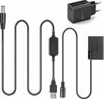 5V-8.4V USB kaamera toiteadapter ACK-E18 + 5V3A laadija kaabel + DR-E18 BG-E18 LP-E17 Dummy aku DC Grip Canon EOS 750D Kiss X8i T6i 760D T6S 77D 800D 200D Rebel SL2 jaoks