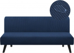 Vett h&uuml;lgav varrukateta futon kate diivanvoodi Slipcover, t&auml;issuuruses futon madratsi kate, venitatav kokkuvolditav diivan peite katted elastse p&otilde;hjaga, pestav