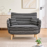 Wing Chair, l&otilde;&otilde;gastav tool, TV tool, mugav lugemistool, kahekohaline diivan t&auml;ispuidust jalgadega, Boucle l&otilde;ngast tool, polsterdatud tool elutuppa, &otilde;ppet&ouml;&ouml;le, korteritele, musta v&auml;rvi
