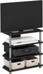 Furinno Turn-N-Tube Easy Assembly 4-tasandiline v&auml;ike telerialus 15093CC/GY, espresso