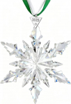 Iga-aastased j&otilde;ulukaunistused 2023 Crystal Snowflake Stars - j&otilde;ulupuu kaunistus Crystal Pendant Sun Catcher Home Hanging Decoration (White 2023)