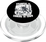 Krampus D&auml;monischer Weihnachtsmann Kramperl T Krampus Lauf PopSockets PopGrip f&uuml;r MagSafe
