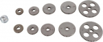 Drehradgetriebe Motorscheibe Rad Kit 11pcs Hochgenauigkeit Schneidemaschine f&uuml;r die Metallbearbeitung