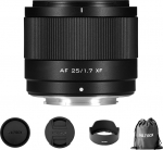 VILTROX 25 mm F1.7 f/1.7 XF Lens for Fuji X, Large Aperture STM Autofocus Lens Compatible with Fujifilm X-Mount Cameras X-T5 X-T4 X-T30 II X-S10 X-T200 X-T30 X-T20 X-H1 X-H2 X-T3 X-T100 X-PRO2
