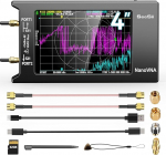 SEESII NanoVNA-H4 Vector Network Analyzer koos 32GB kaardiga - Antennianal&uuml;saator 10,16 cm 4,4 9 kHz - 1,5 GHz HF VHF UHF koos puuteekraaniga Smithi diagrammi, faasi ja viivituse jaoks.