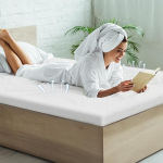 Memory Foam Matratsi Topper Double Bed Comfort Body Support ja r&otilde;hu leevendamine: 2" k&otilde;rge tihedusega l&otilde;hnatu Memory Foam Bed Topper eemaldatava hingava kattega