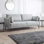 Julian Bowen Raw 3-kohaline diivan Platinum Grey