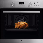 Electrolux SenseCook auruti SteamCrisp Series 600, LOC3S40X2, sisseehitatud ahju, A-klass, kiirgrill, &ouml;ko k&uuml;psetamine, pizza, auruk&uuml;psetamine 25%, roostevaba teras, s&otilde;rmej&auml;lgedevastane