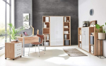 moebel-dich-auf.de Tabor Office 5 Office Furniture Complete Set Sonoma Oak / White High Gloss