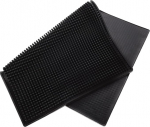 SOIMISS PVC Bar Mat rutschfest Dicke Thekenmatte mit Ablaufrillen Hitze Frostbest&auml;ndig Multifunktionale Rutschmatte f&uuml;r K&uuml;che Bar und Haushalt Leicht und Tragbar