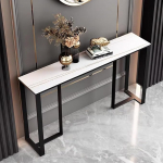 Faux marmorist kitsas konsoollaud esikus stiilne diivanilaud koos hoiukohaga &scaron;ikk aktsent tabel elutuppa kaasaegne valge sissep&auml;&auml;sum&ouml;&ouml;bel