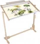 Lyrlody ristpistes tikkimisseade, reguleeritav ristpistes tikkimisseade, puust raam tikkimisraam ristpistes tikkimisr&otilde;ngaga, tikkimisraam tikkimine ristpistes tikkimiseks,