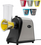 1000 W elektriline k&ouml;&ouml;giviljakutter, 6 in 1 elektriline k&ouml;&ouml;giviljaviilutaja, elektriline hakklihamasin 5 koonuseteraga, riivsai puu- ja k&ouml;&ouml;giviljade jaoks