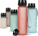 Tritan 720&deg;Dgree uberBottle veepudel ja infusor, 350 ml, 500 ml, 650 ml, 1000 ml, 1,5 L, 2 L - BPA-vaba, sportimiseks, kooli, lastele, fitness, j&otilde;usaal, jalgratas, v&auml;ljas, kerge Tritan Sport