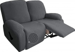 BXFUL 6-osaline Stretch Recliner Cover Chair Cover Relax TV Chair Recliner Chair Cover teki tooli kaitse koos kotiga Non-Slip Cover for Relaxing Chair (tumehall)