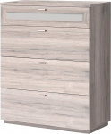 FORTE Nexus kapp 4 sahtliga, puit, liivtamm, 37,5 x 98,8 x 79,9 cm
