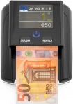 Banknote Checker & Money Counting Machine Banknotes 2-in-1 - Insert Individually - Banknote Checker Counterfeit Money Detection with UV/MG/IR for False Euro, Pound, Dollar Notes - Mobile Scanner Test