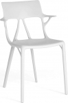 Kartell A.I. tool pol&uuml;prop&uuml;leenist valge 55 x 59 x 94 cm 2 tk komplektis