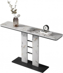 IBOWZ Beistelltisch, Eingangstisch, Konsolentisch f&uuml;r Eingangsbereich und Flur, Dekorativer Flursofa f&uuml;r das Wohnzimmer