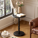 K&otilde;rvallaud Vintage t&auml;ispuidust, k&otilde;rvallaud &uuml;mmargune puit, v&auml;ike elutoa laud, joogilaud, kohvilaud, diivanilaud, voodilaua elutuppa, magamistuppa, nurkadesse ja kontorisse, must