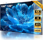 Klassikaline seeria projektoriekraan 100 tolli ALR ultra l&uuml;hikese vahemaa projektorile, fikseeritud raam 16:9 seinakinnitus, PET-kristall materjal, 4K/8K laser-TV, 85% &uuml;mbritseva valguse t&otilde;rjumine