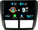 MISONDA 4GB + 64GB 9-tolline Android 14 autoraadio Subaru Forester 3 SH/Impreza GH GE 2007-2011 Sisseehitatud Carplay DSP Bluetooth5.0